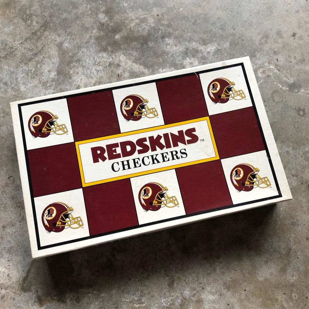 1993 Redskins vs Cowboys Checkers Set NFL Vintage